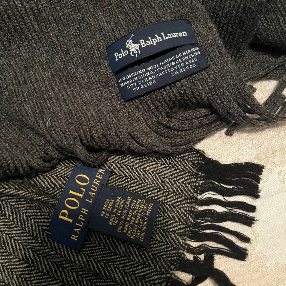 Two Wool Scarves